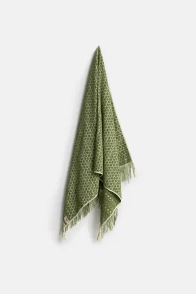 El Sol Towel Palm Green