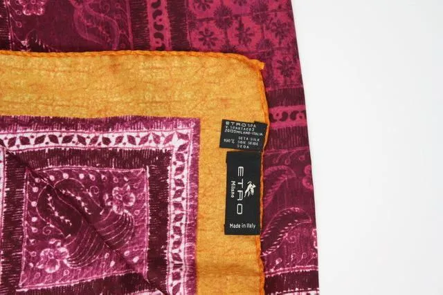 ETRO Silk Batik Scarf