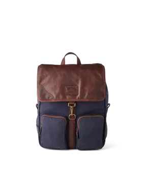 Everyday Waxed Canvas Backpack :: Navy