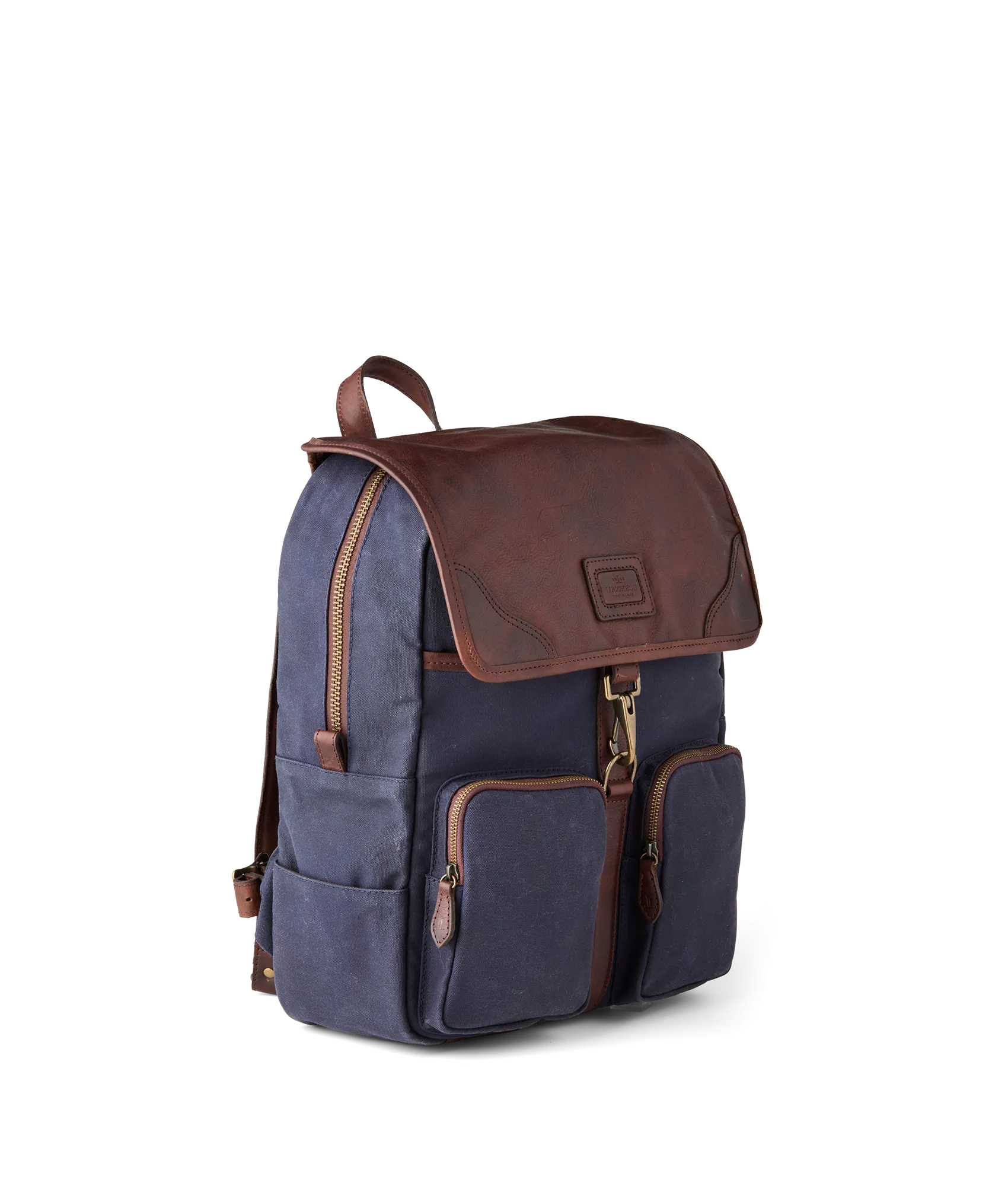 Everyday Waxed Canvas Backpack :: Navy