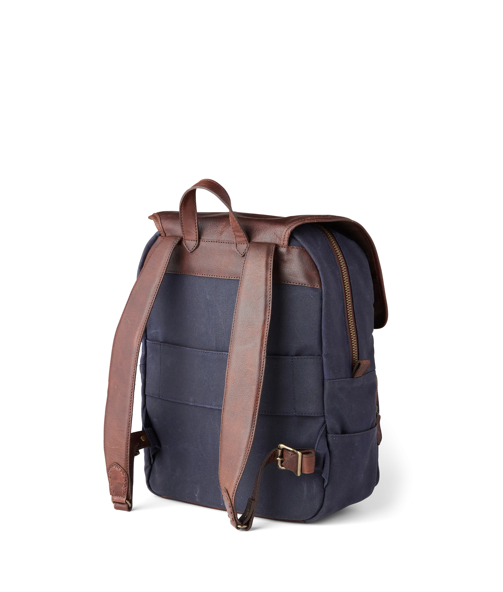 Everyday Waxed Canvas Backpack :: Navy