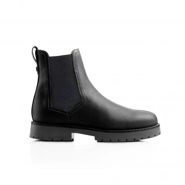 Fairfax & Favor Womens Sheepskin Boudica Chelsea Boot in Black