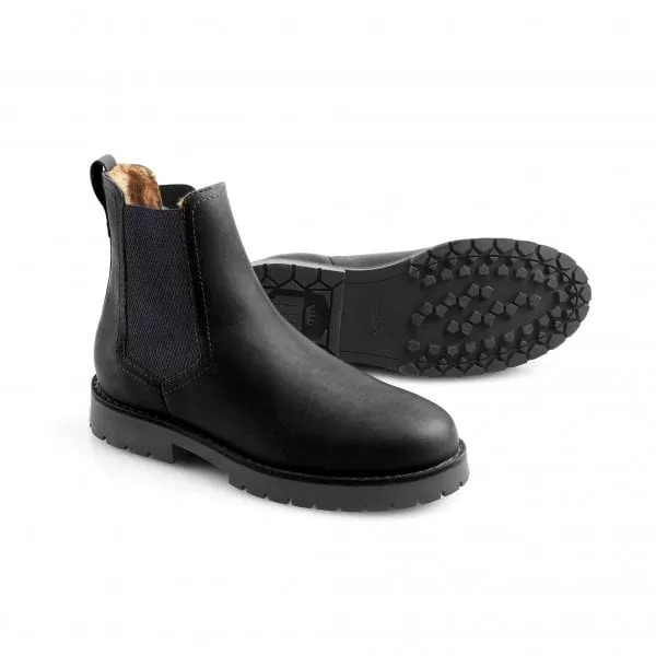 Fairfax & Favor Womens Sheepskin Boudica Chelsea Boot in Black