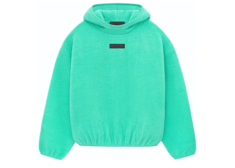 Fear of God Essentials Polar Fleece Hoodie Mint Leaf