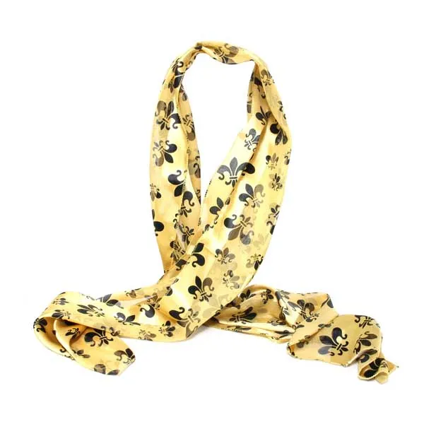 Fleur De Lis Gold Scarf