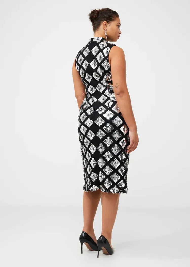 French Connection Axel Embellished Dress