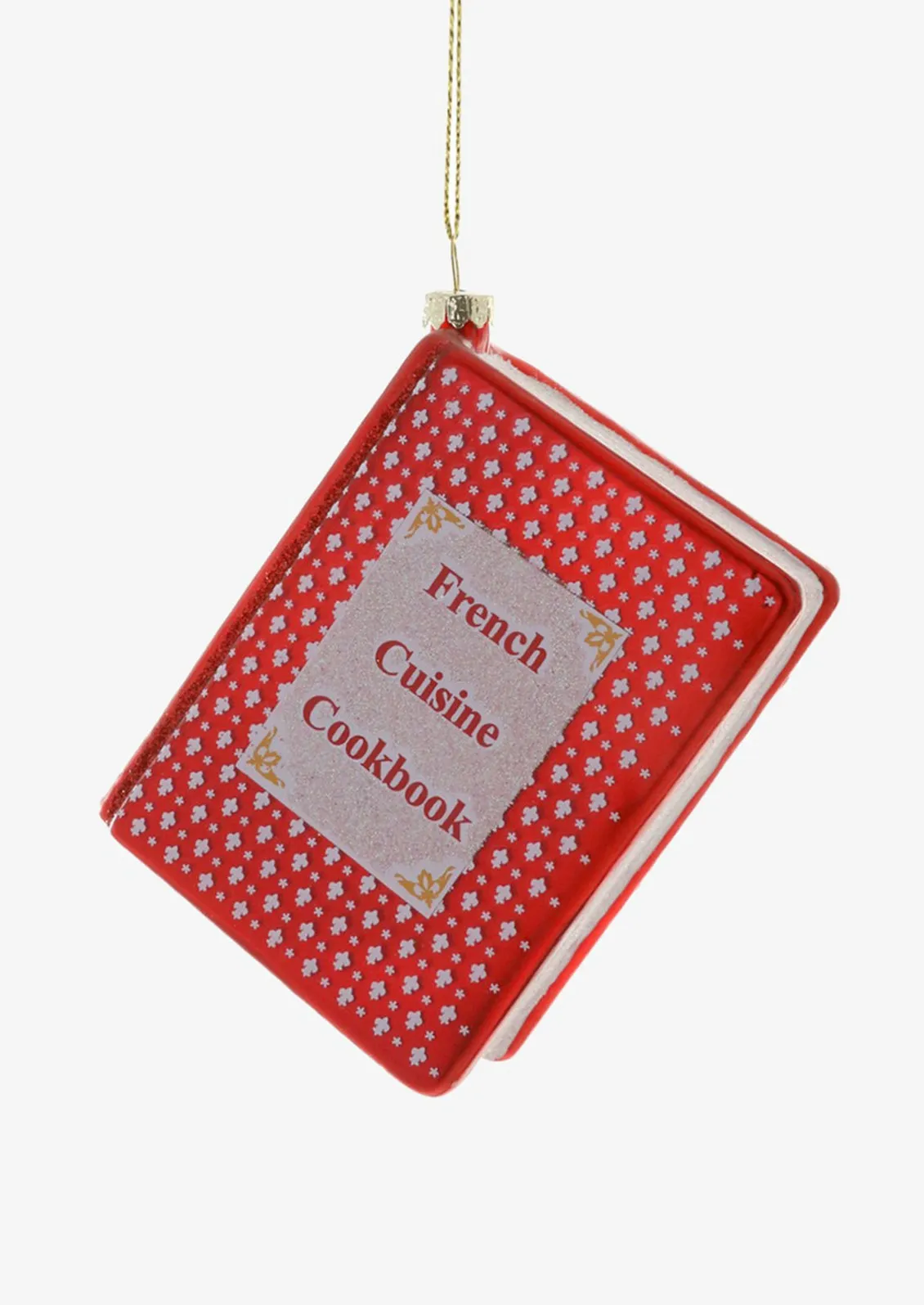 French Cuisine Cookbook Ornament