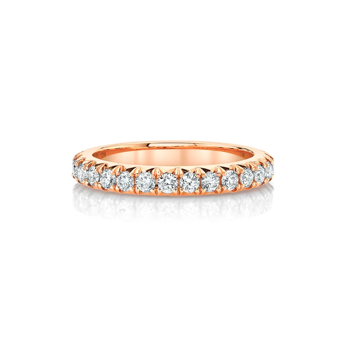 French Pavé Eternity Band