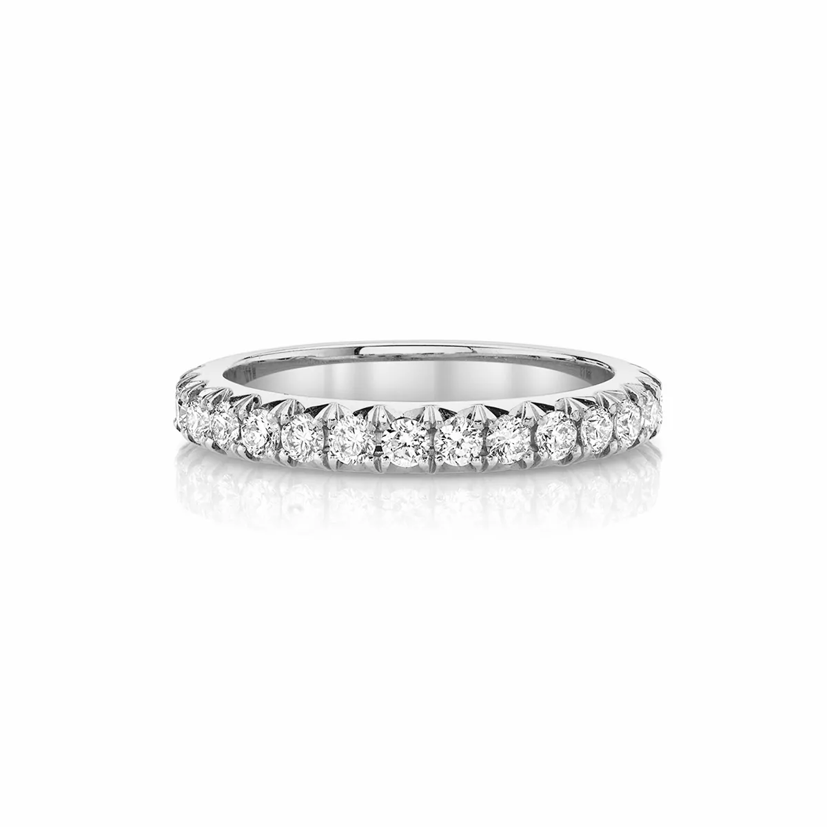 French Pavé Eternity Band