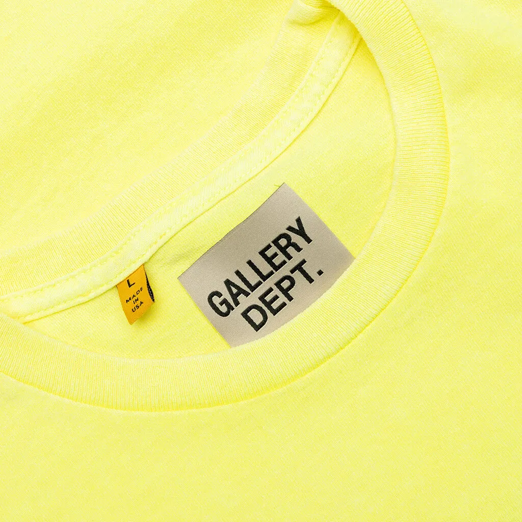 French Tee - Fluorescent Yellow