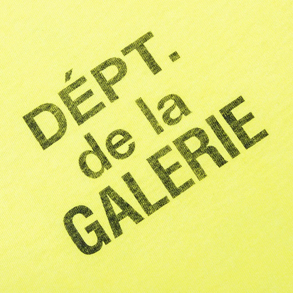 French Tee - Fluorescent Yellow