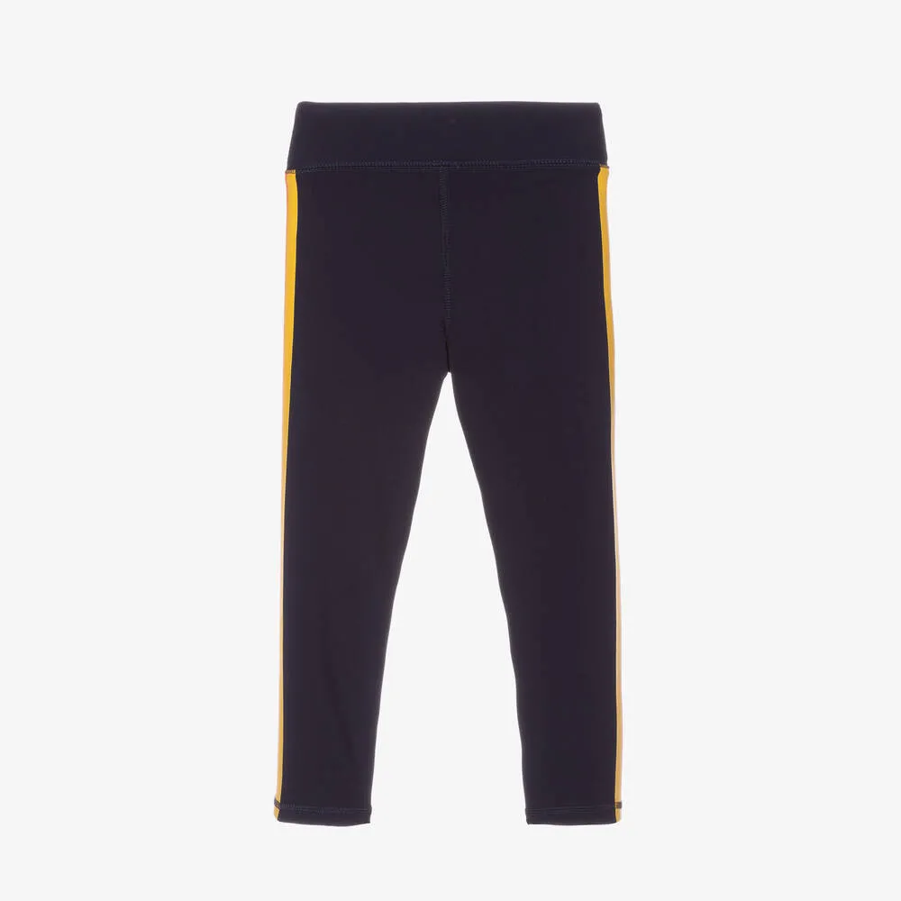 Girls Navy Blue Leggings