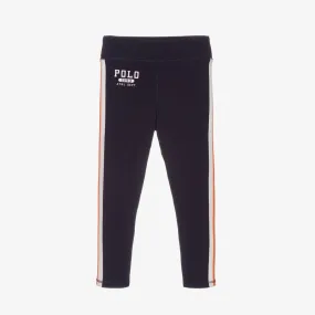 Girls Navy Blue Leggings