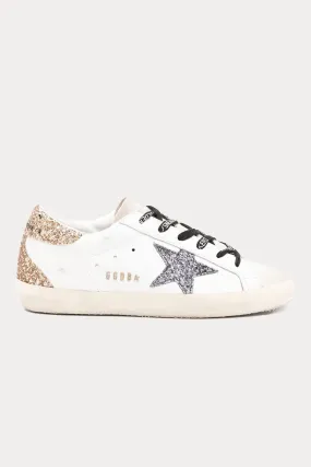 Golden Goose Super-Star Payetli Deri Sneaker Ayakkab