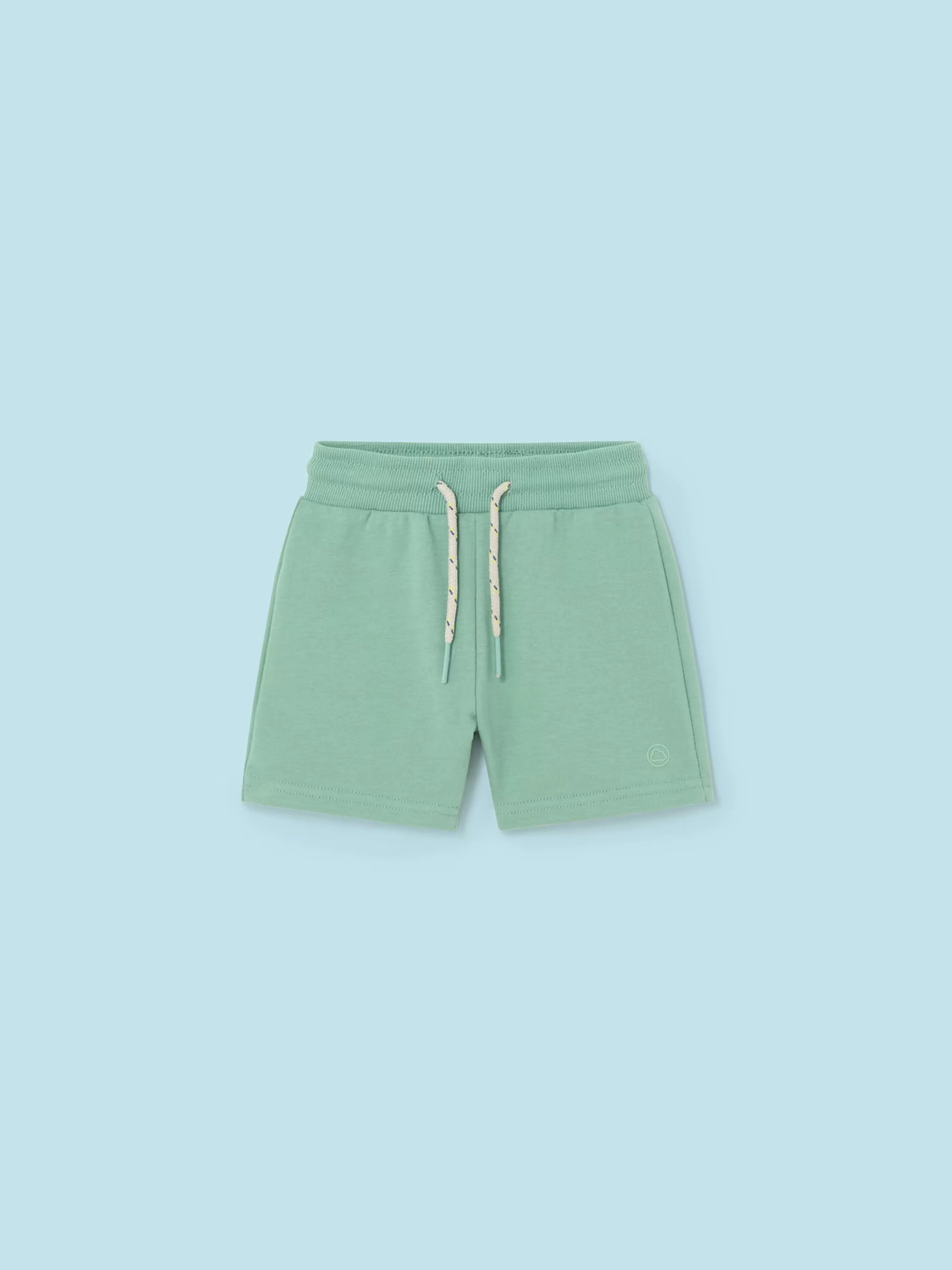 Green French Terry Shorts