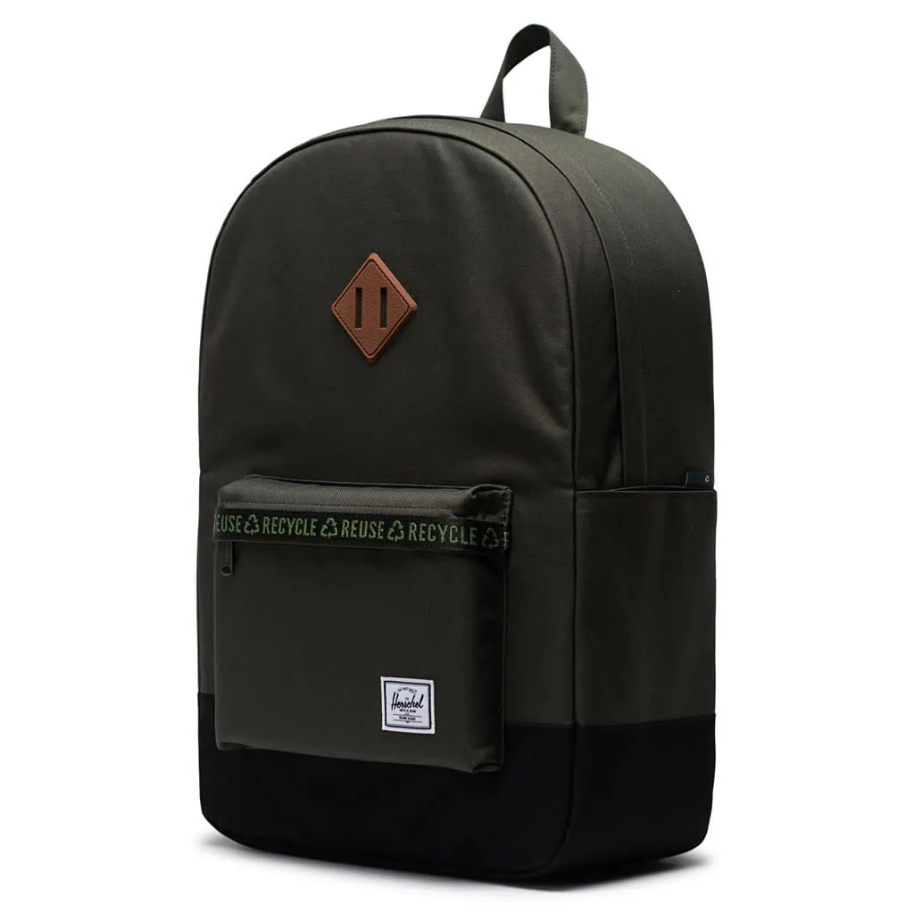 Heritage Backpack - Forest Night/Black