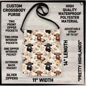 Highland Cow Crossbody Bag