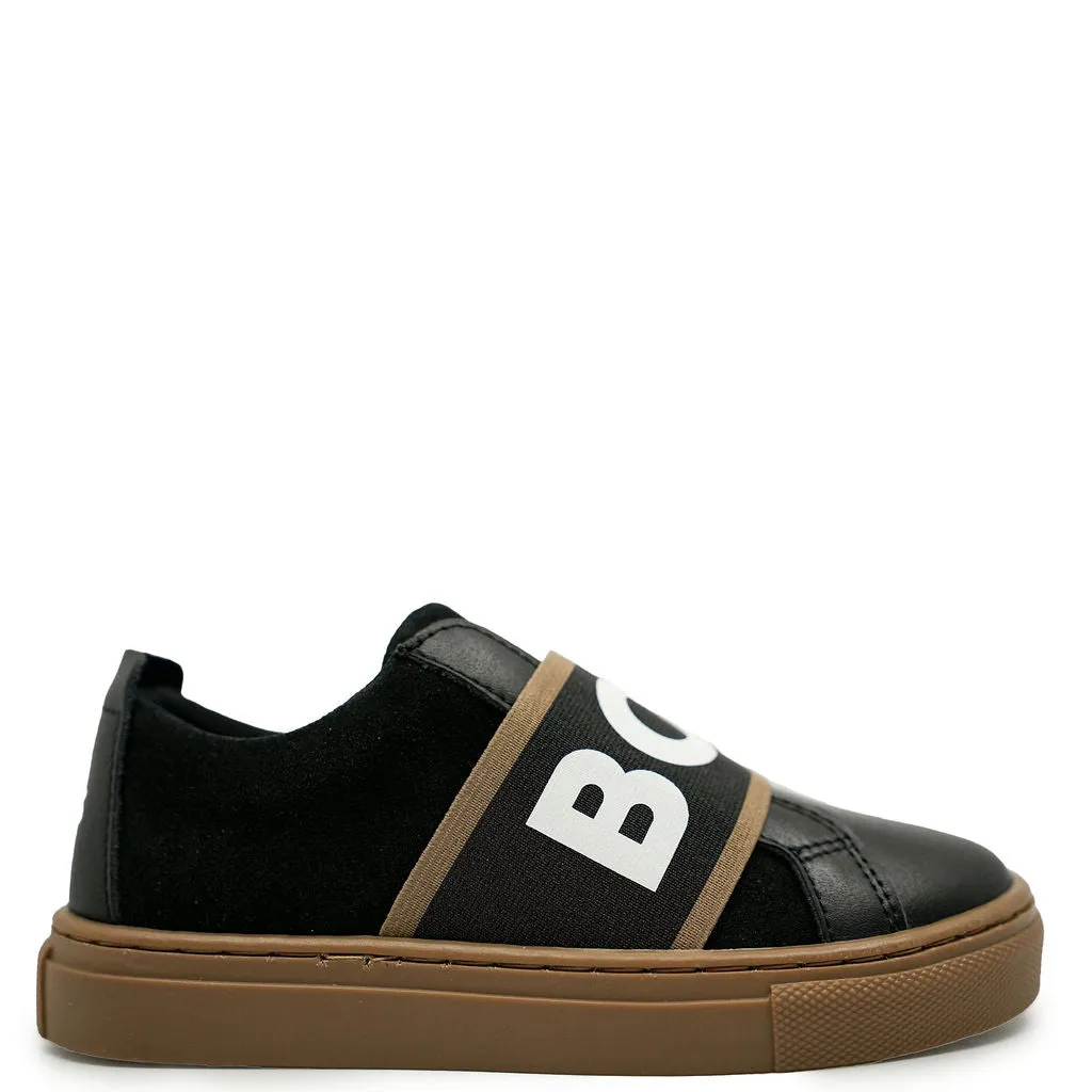 Hugo Boss Black and Brown Slip On Sneaker