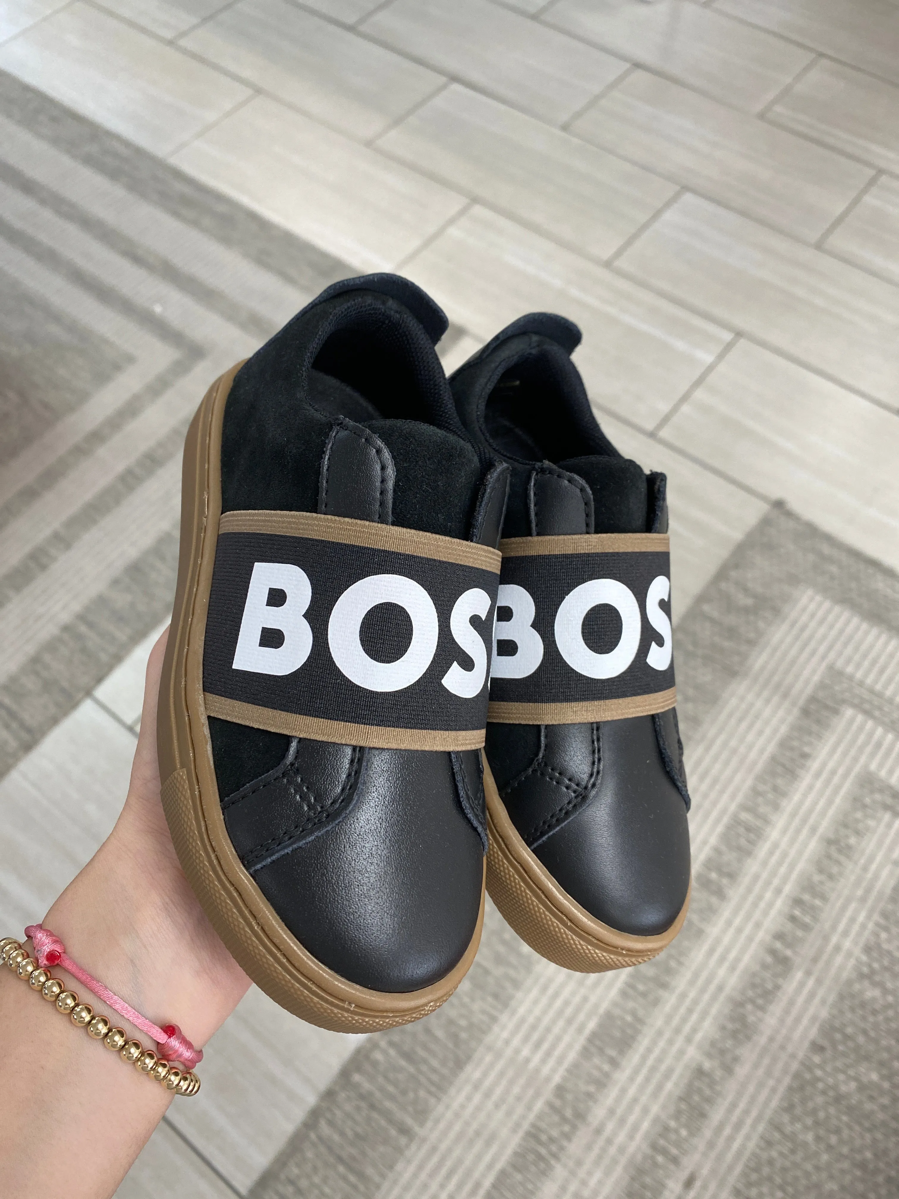 Hugo Boss Black and Brown Slip On Sneaker