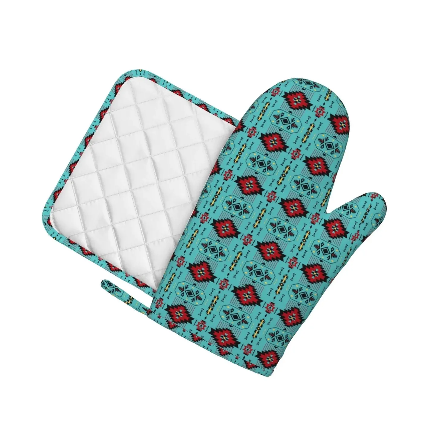 Indigenous Art Oven Mitt Set