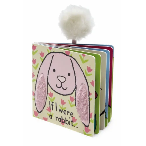 Jellycat, If I Were a Rabbit Book (Tulip Pink)