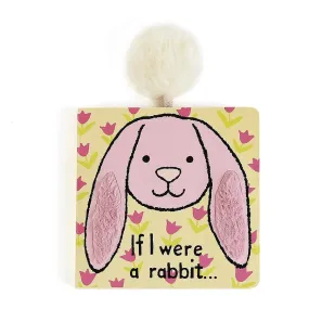 Jellycat, If I Were a Rabbit Book (Tulip Pink)