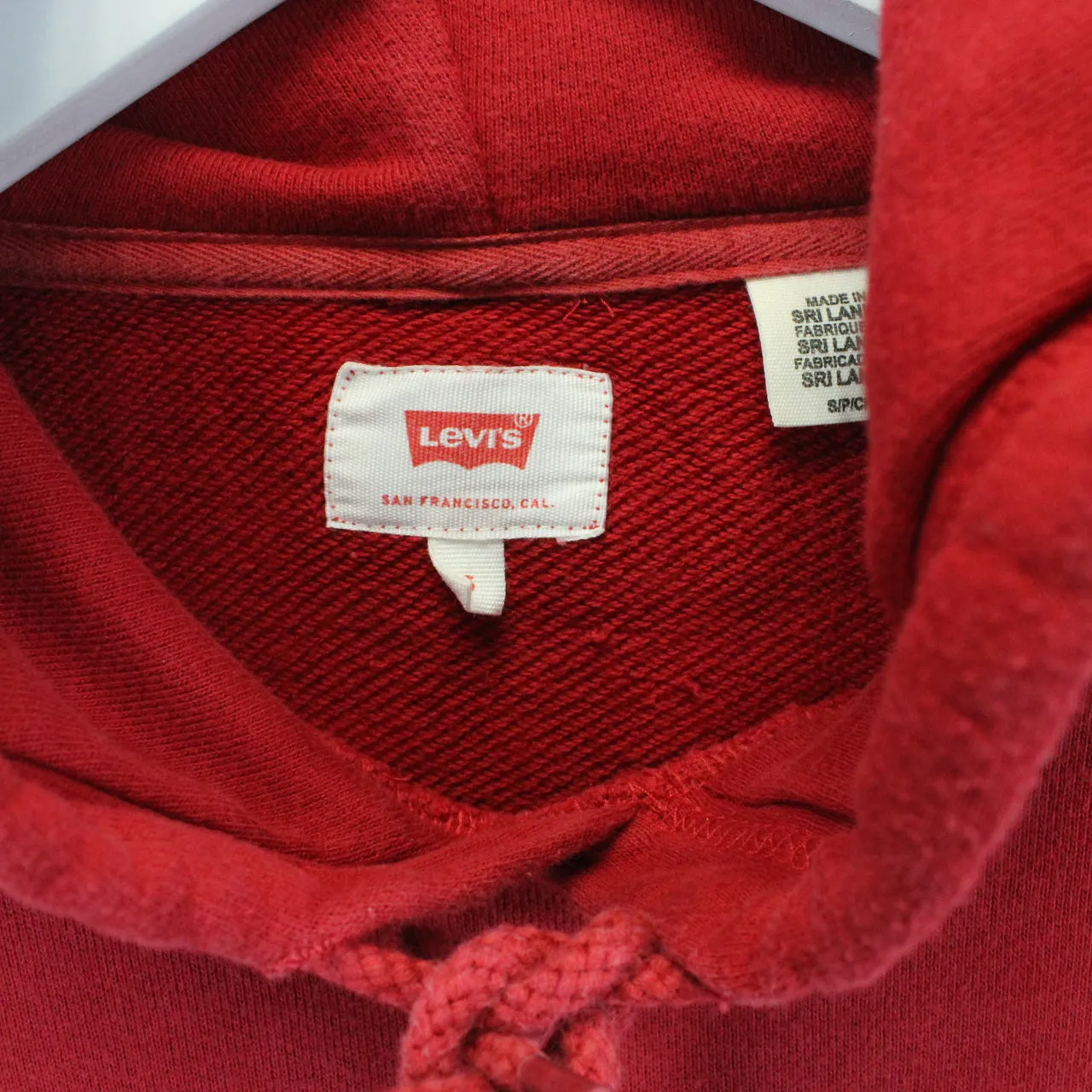 LEVIS Hoodie Red | Small