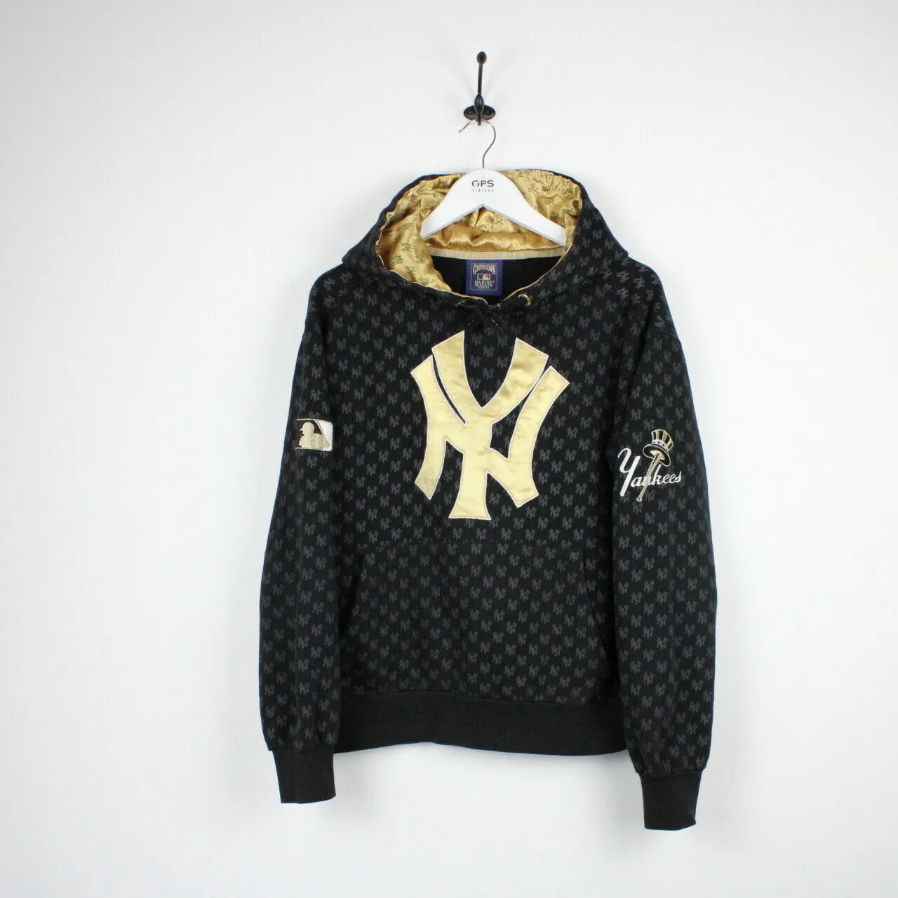 MAJESTIC New York YANKEES Hoodie Black | Medium