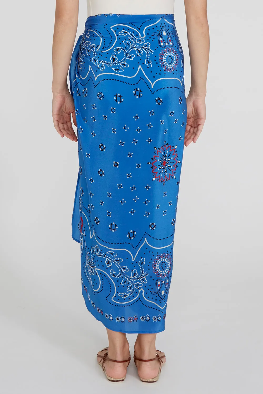 Mandala Sarong French Blue