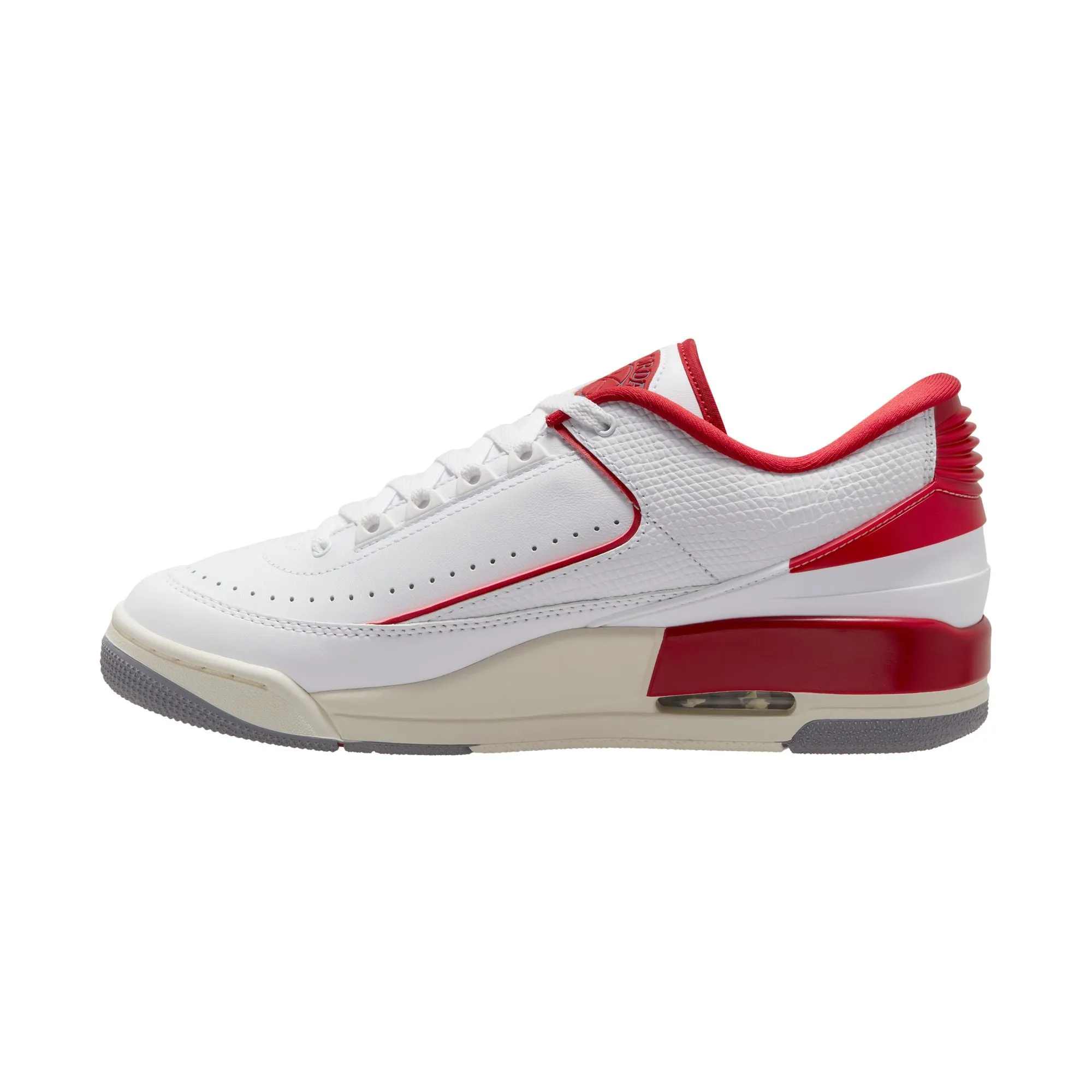 Men's Jordan 2/3-WHITE/VARSITY RED-SAIL-CEMENT GREY