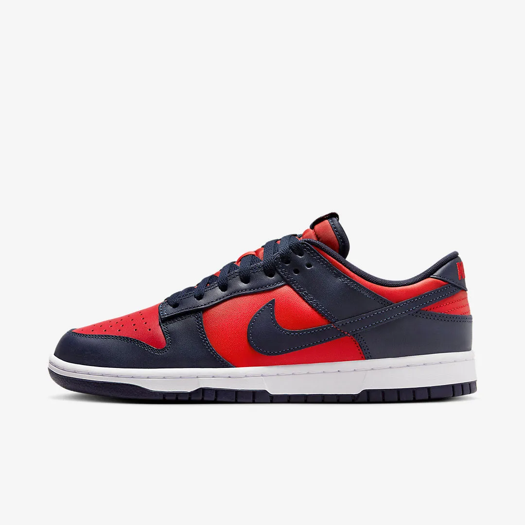 Men's Nike Dunk Low Retro - UNIVERSITY RED/OBSIDIAN-WHITE