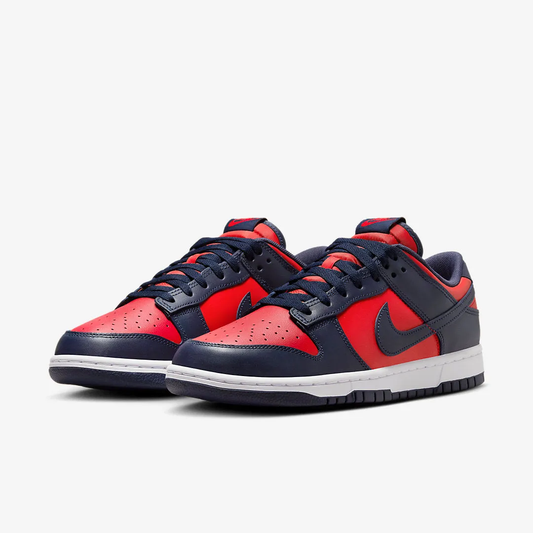 Men's Nike Dunk Low Retro - UNIVERSITY RED/OBSIDIAN-WHITE