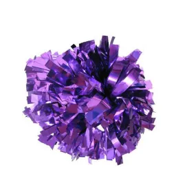 Metallic purple pom