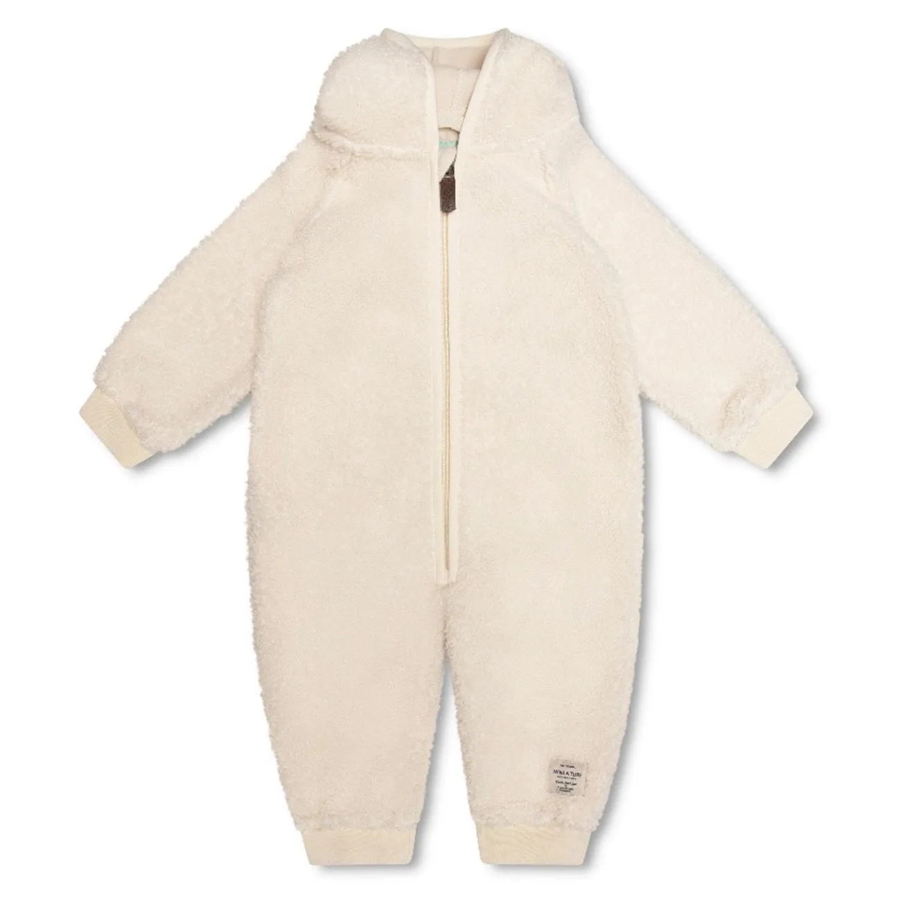 Mini A ture Angora Cream Adel Teddy Fleece Full suit