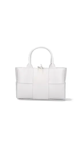 Mini Arco Tote Bag - White