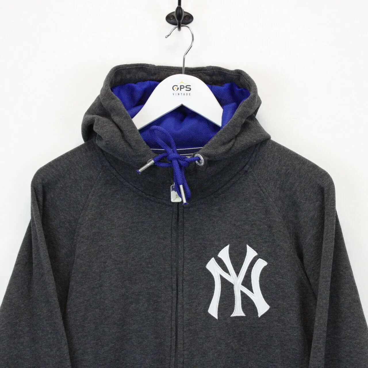 MLB New York YANKEES Hoodie Grey | Small