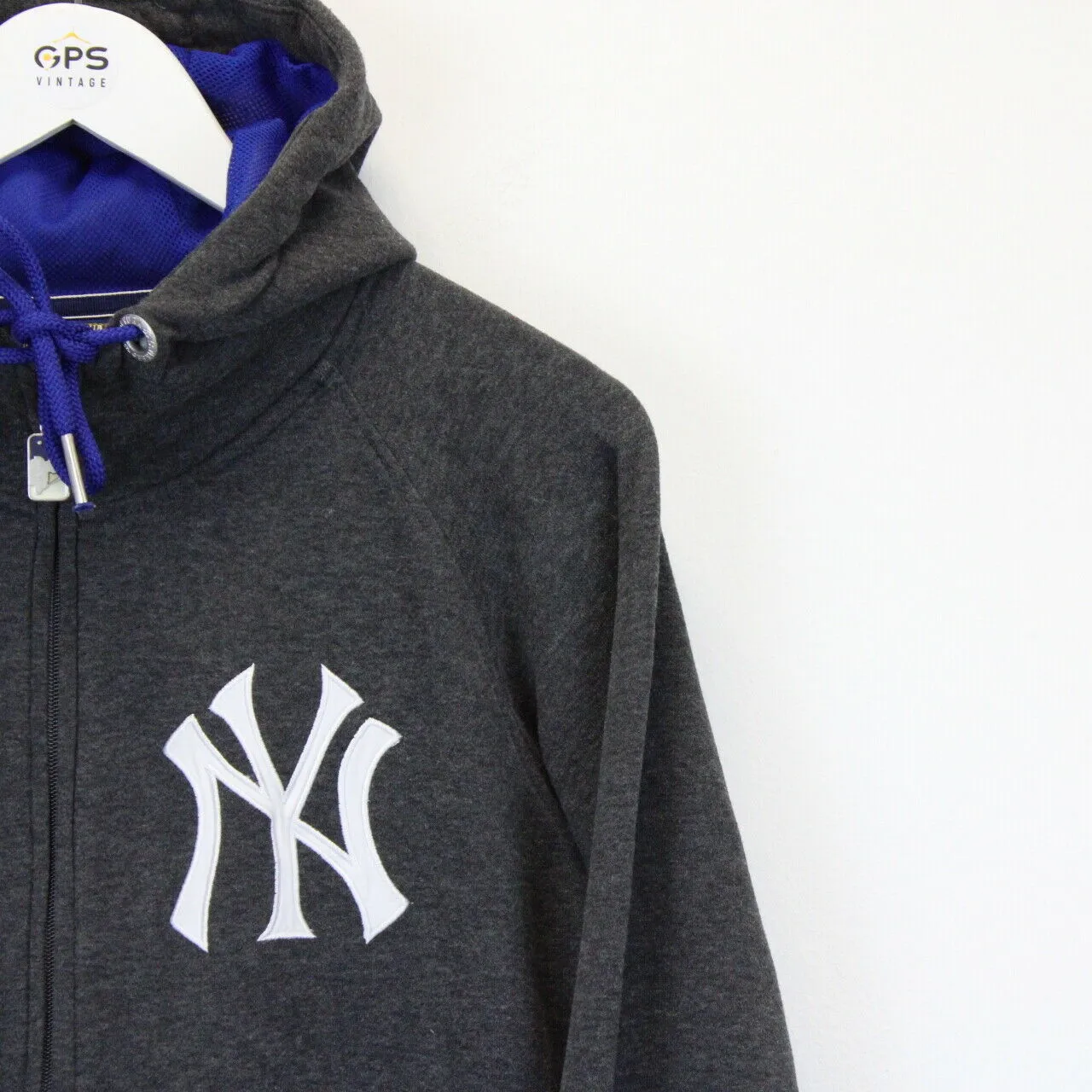 MLB New York YANKEES Hoodie Grey | Small