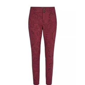 Mos Mosh - Blake Pinto Pant Oxblood Red