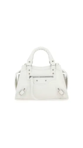 Neo Classic Mini Tote Bag - White