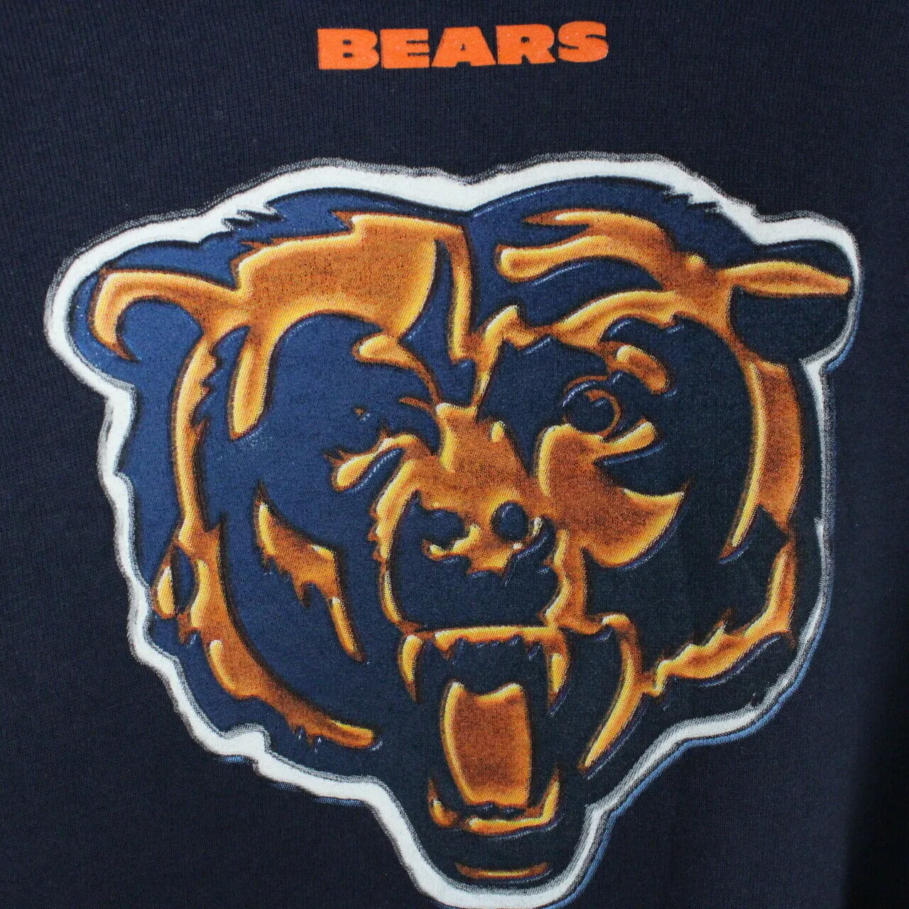 NFL Chicago BEARS Hoodie Navy Blue | Large