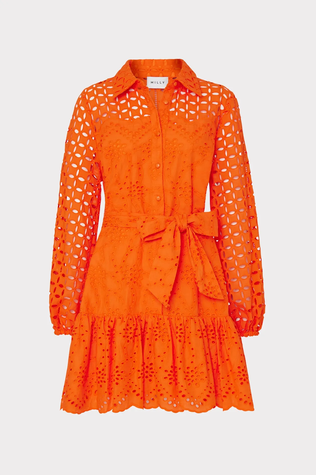 Nic Mixed Eyelet Dress