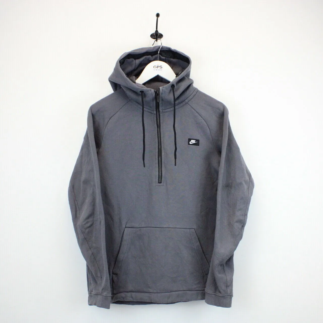 NIKE Hoodie Grey | Small