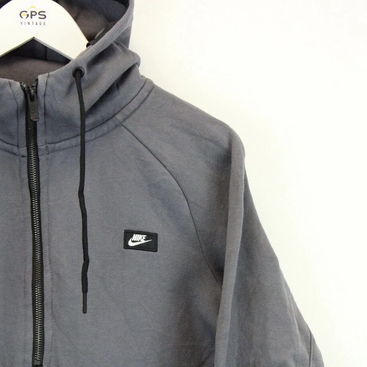 NIKE Hoodie Grey | Small