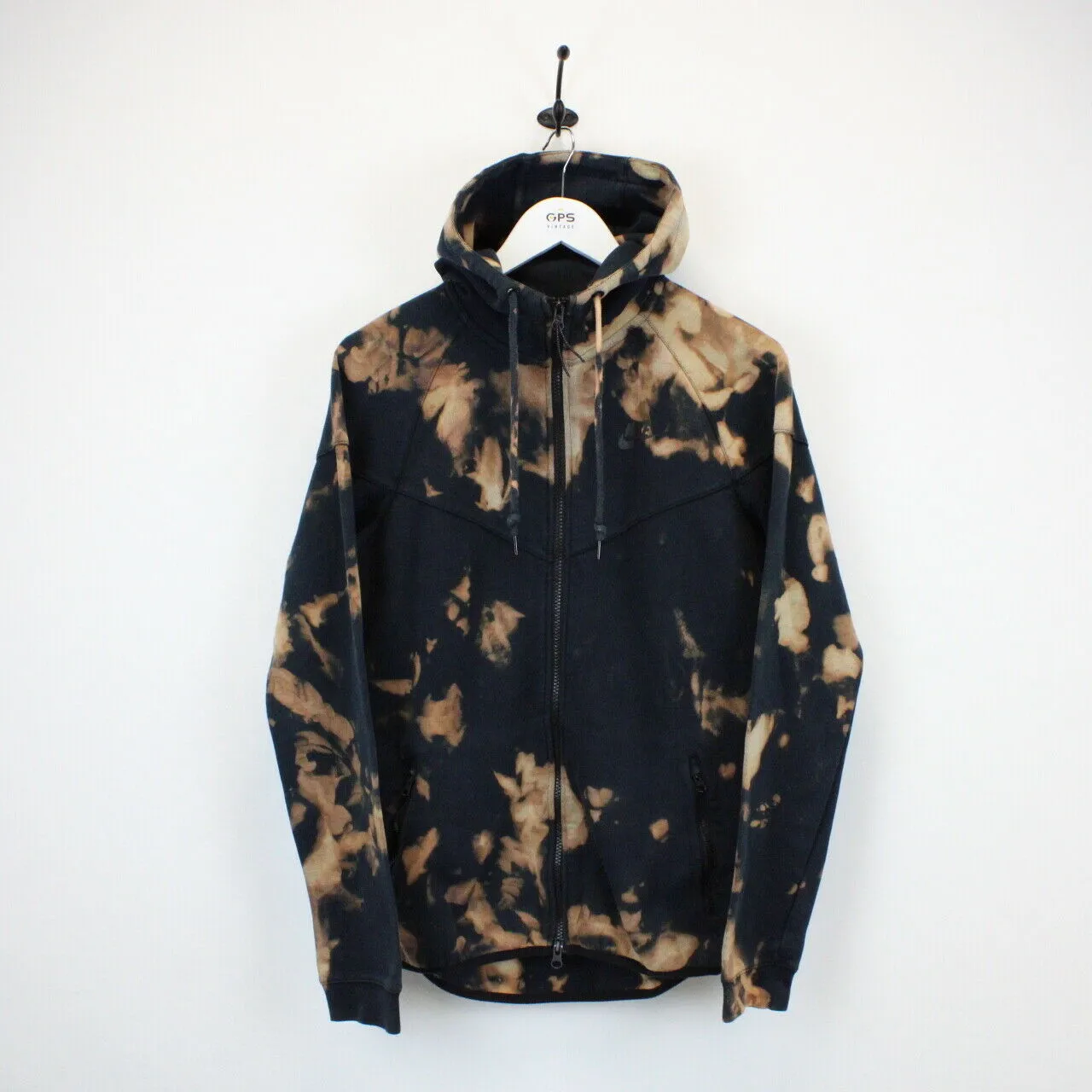 NIKE Tie Dye Hoodie Black | Medium