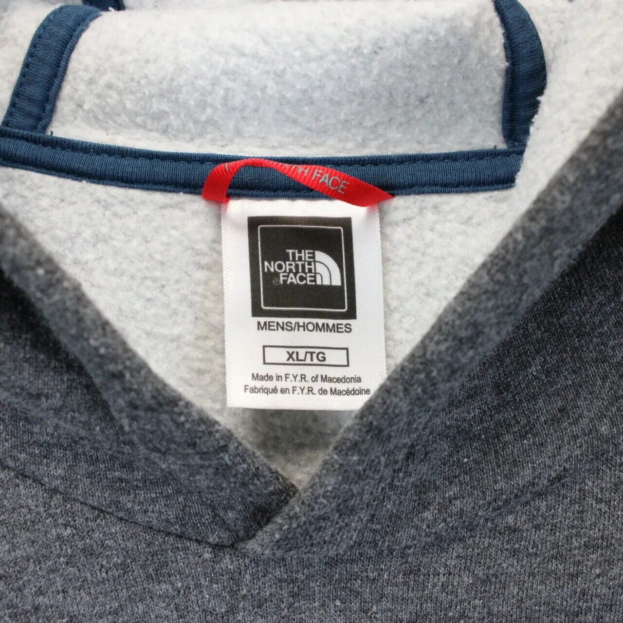 NORTH FACE Hoodie Grey | XL