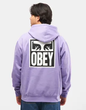 Obey Eyes Icon Hood Pullover Hoodie - Paisley Purple