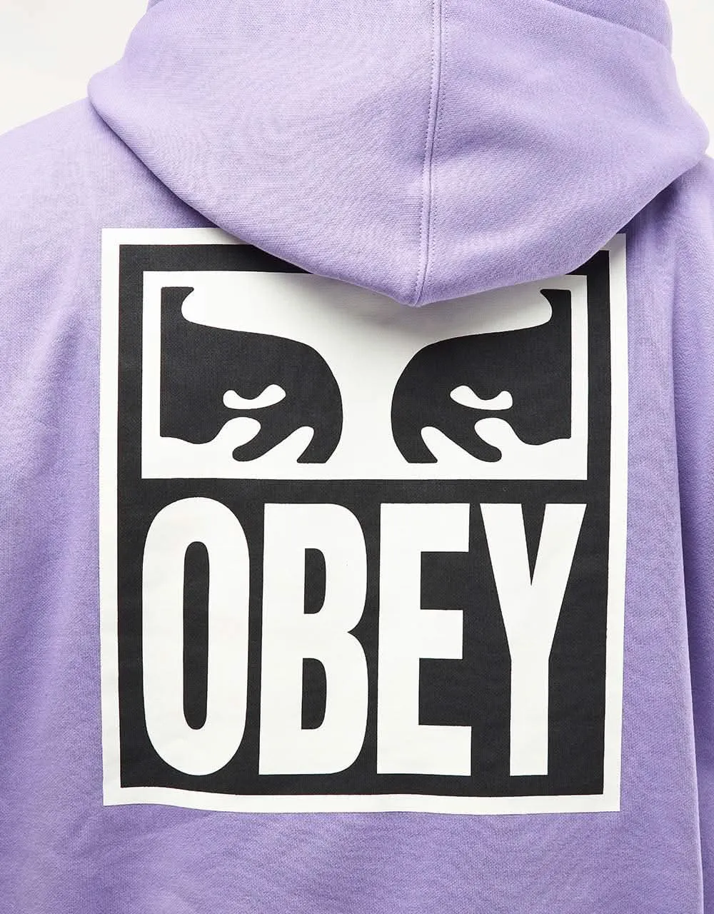 Obey Eyes Icon Hood Pullover Hoodie - Paisley Purple