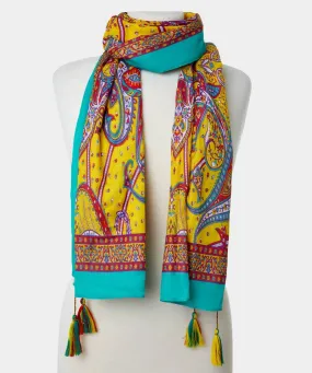 Off Shore Breezes Tassel Scarf