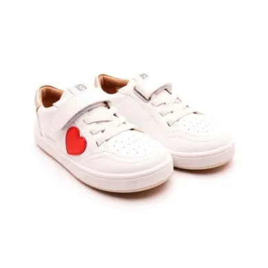 Old Soles White Heart Sneaker