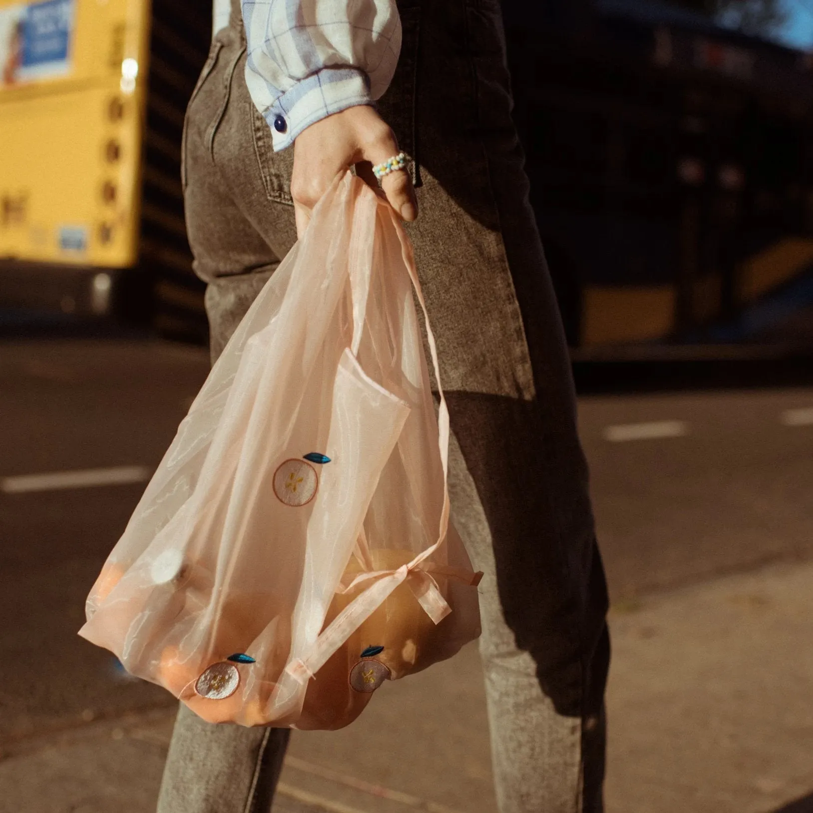 Organza Apple Tote